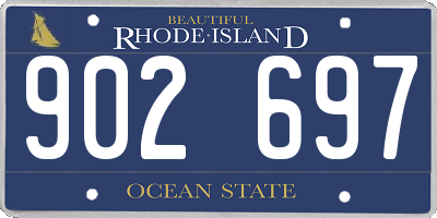 RI license plate 902697