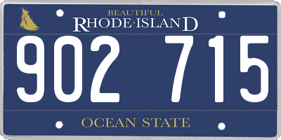 RI license plate 902715