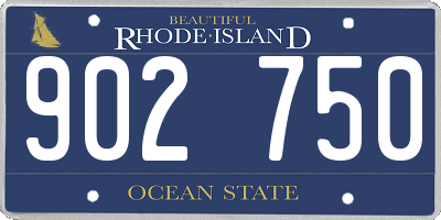 RI license plate 902750
