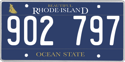 RI license plate 902797
