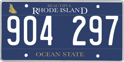 RI license plate 904297