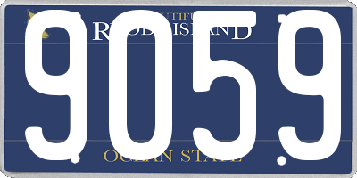 RI license plate 9059