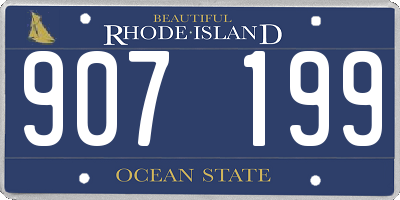 RI license plate 907199
