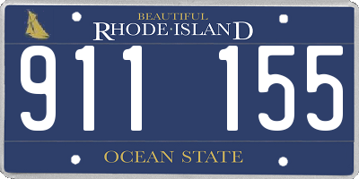 RI license plate 911155