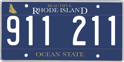 RI license plate 911211