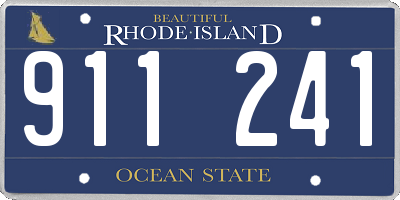 RI license plate 911241