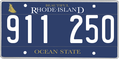 RI license plate 911250