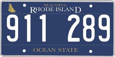 RI license plate 911289