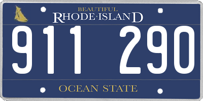RI license plate 911290
