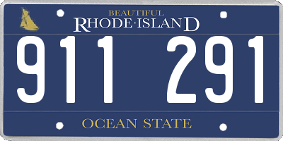 RI license plate 911291
