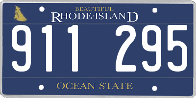 RI license plate 911295