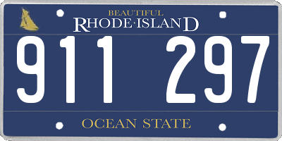 RI license plate 911297