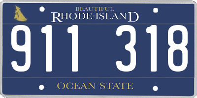 RI license plate 911318