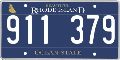 RI license plate 911379
