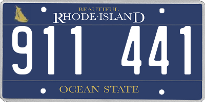 RI license plate 911441