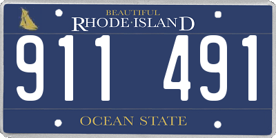 RI license plate 911491