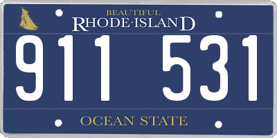 RI license plate 911531