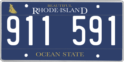 RI license plate 911591