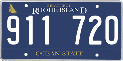 RI license plate 911720