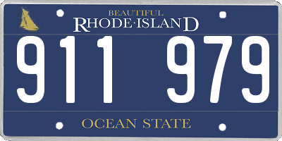 RI license plate 911979
