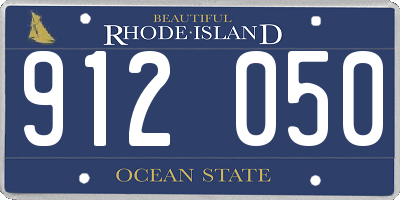 RI license plate 912050