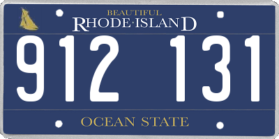 RI license plate 912131