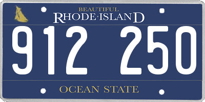 RI license plate 912250