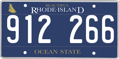 RI license plate 912266