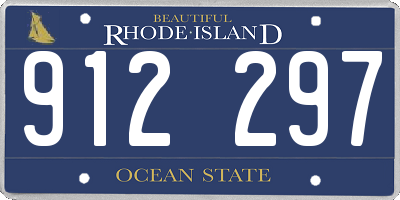 RI license plate 912297