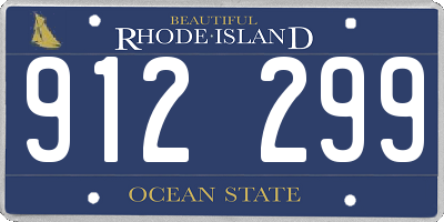 RI license plate 912299