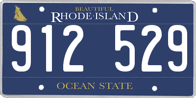 RI license plate 912529