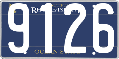 RI license plate 9126