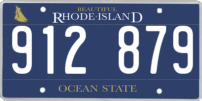 RI license plate 912879