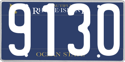 RI license plate 9130