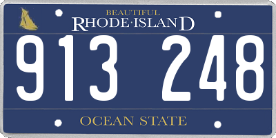 RI license plate 913248
