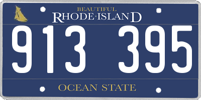 RI license plate 913395