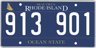 RI license plate 913901