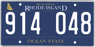 RI license plate 914048