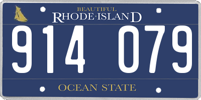 RI license plate 914079