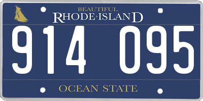 RI license plate 914095