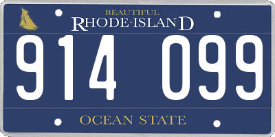 RI license plate 914099
