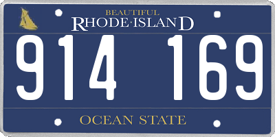 RI license plate 914169