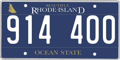 RI license plate 914400