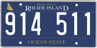 RI license plate 914511