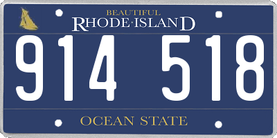 RI license plate 914518