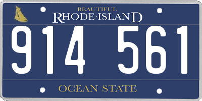 RI license plate 914561