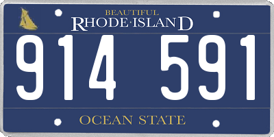 RI license plate 914591