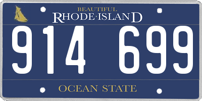RI license plate 914699