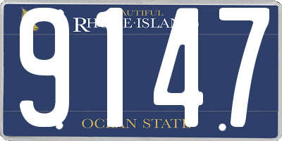 RI license plate 9147