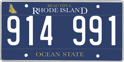 RI license plate 914991